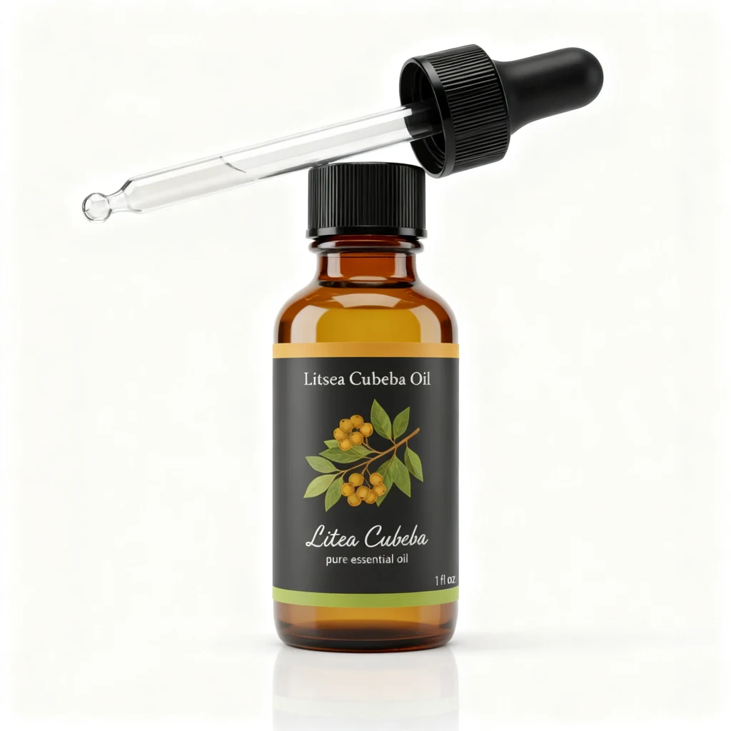 Litsea Cubeba Essential Oil bottle
